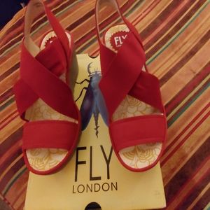 Fly London Cupido Red 38